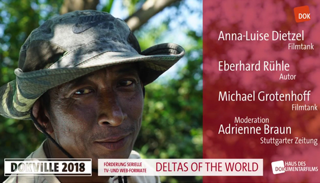 DOKVILLE 2018: Plakat zu Panel über "Deltas of the World" (© HDF)