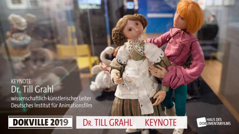 Poster zur Keynote von Dr. Till Grahl bei Dokville 2019 © HDF
